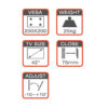 TV Wall Mount Full-motion