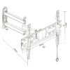 TV Wall Mount Full-motion for 32''-55'' -JT2017B-400