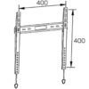 Universal Flat Screen TV Wall Mount Fixed for 32''-55''- AG015