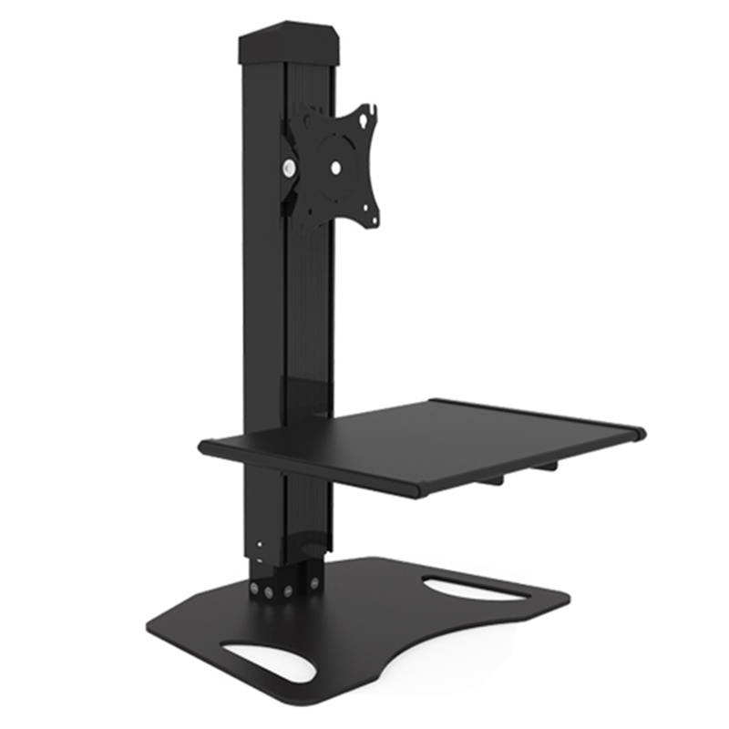 Single Display Height Adjustable Monitor Lifted Stand for 13”32
